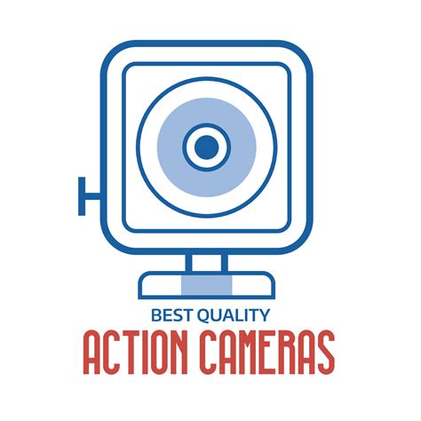 Action Camera Line Logo or Label Template 14946292 Vector Art at Vecteezy