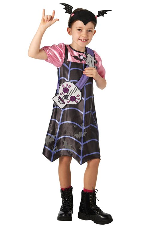 Deluxe Vampirina Girls Costume | Girls Halloween Costumes | Mega Fancy Dress