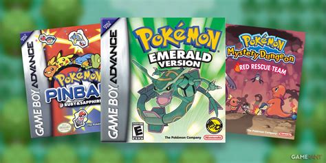 The Best Pokemon Games on the Game Boy Advance