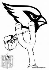 Cardinals Logo Coloring Pages sketch template