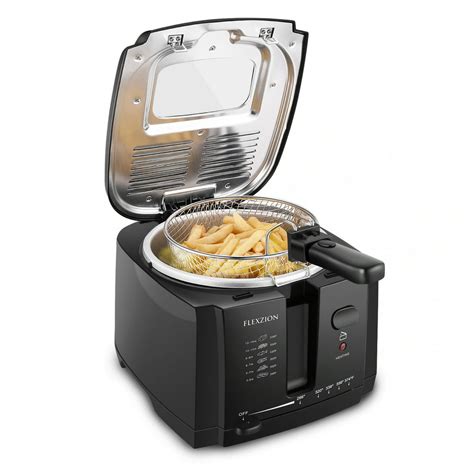 Deep Fryer with Basket Electric Deep Fat Fryer Cooker w/ 2 Liter Oil ...