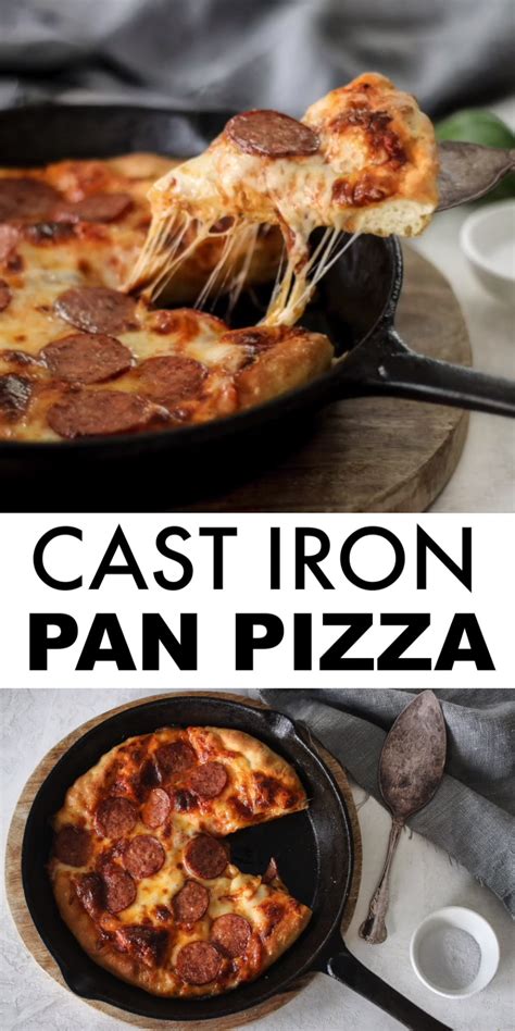 Cast iron pan pizza recipe – Artofit