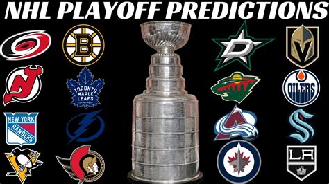 2022-23 NHL Stanley Cup Playoffs Predictions - YouTube