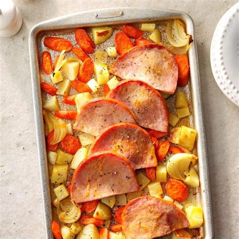 Sliced Ham with Roasted Vegetables Recipe: How to Make It