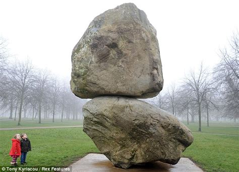 Let's hope they don't topple! Artist insists new boulder sculpture is ...