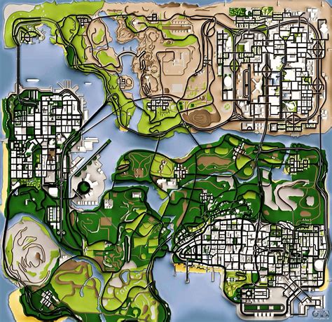 Remaster Map Full Version pour GTA San Andreas