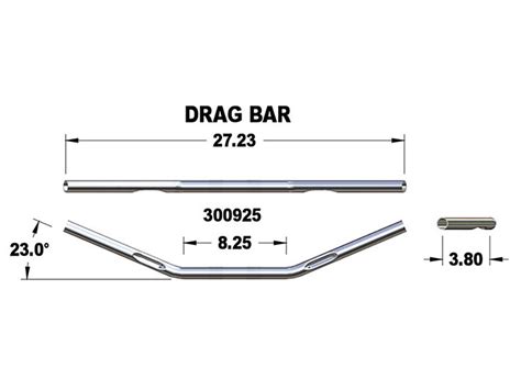 Handlebars 1″ – Chrome – Quality Customs