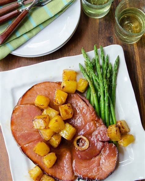 Ham Steak with Brown Sugar Glaze | Blue Jean Chef - Meredith Laurence