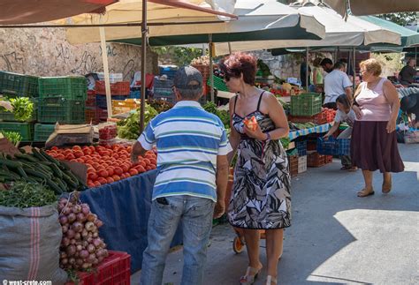 Street markets of Chania