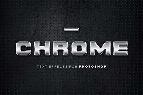 Free Chrome Text Effects (PSD)