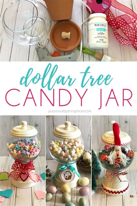 DIY Dollar Tree Candy Jar