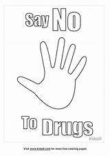 Just Say No To Drugs Coloring Pages sketch template