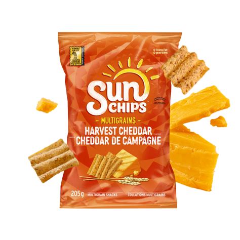 SUNCHIPS Harvest Cheddar Flavour Multigrain Snacks