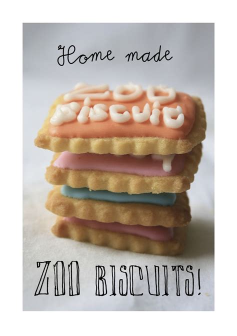 Home made zoo biscuits | Biscuit recipe