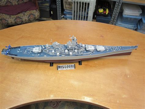 USS Missouri BB63 Battleship -- Plastic Model Military Ship Kit -- 1/350 Scale -- #350909 ...