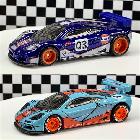 Reimagining of the Hot Wheels Gulf McLaren F1 GTR. No Gulf team car was hurt in the making of ...