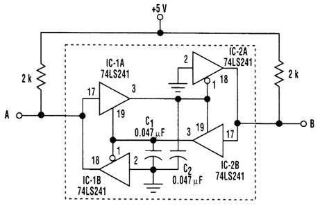 SIMPLE_BIDIRECTIONAL_BUFFER_DESIGN - Amplifier_Circuit - Circuit Diagram - SeekIC.com