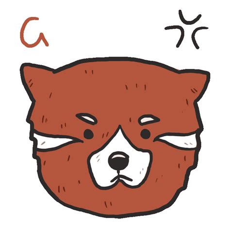 Angry Red Panda Sticker by Rhiannon Kate for iOS & Android | GIPHY