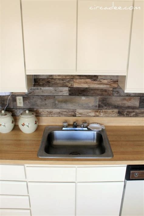 Rustic Wood Kitchen Backsplash – Things In The Kitchen