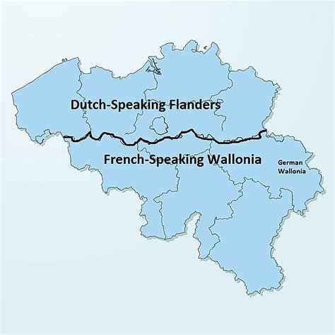 What Are Flanders And Wallonia? - WorldAtlas.com