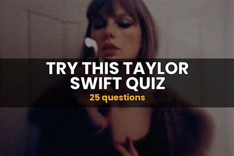 Taylor Swift Quiz | Music Trivia