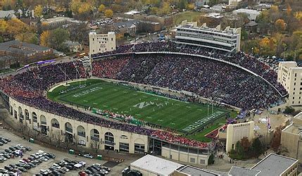 Sold-out Ryan Field | Football stadiums, Stadium design, Big ten