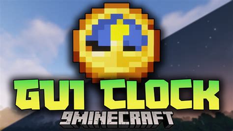 GUI Clock Mod (1.21.3, 1.20.1) - Detailed Clock Time - 9Minecraft.Net