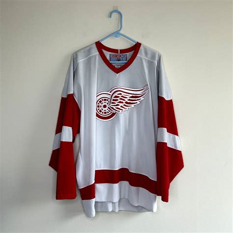 Vintage Detroit Red Wings White Hockey Jersey | Grailed