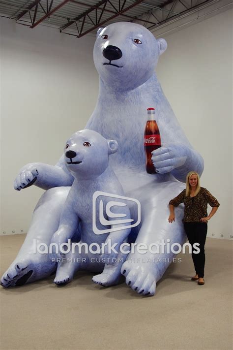 SeaWorld Parks' Inflatable Coca Cola Polar Bears