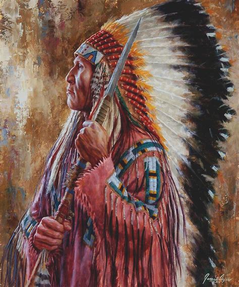 "Undaunted Leader, Lakota, Native American art, James Ayers" by JamesAyers | Redbubble