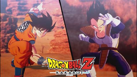 DRAGON BALL Z KAKAROT - GOKU VS VEGETA SAGA SAIYAJIN (FULL GAMEPLAY ...