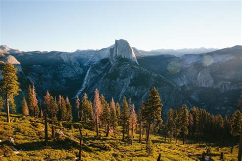 Half Dome during sunrise 1237767 Stock Photo at Vecteezy