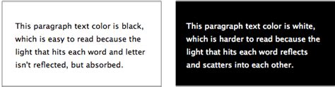 UX Best Practice: Dark text on a white background or the reverse - UX ...