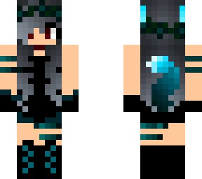 Cute wolf girl | Minecraft Skin