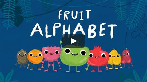 Fruit Alphabet | Learning the alphabet, Alphabet, Lettering alphabet