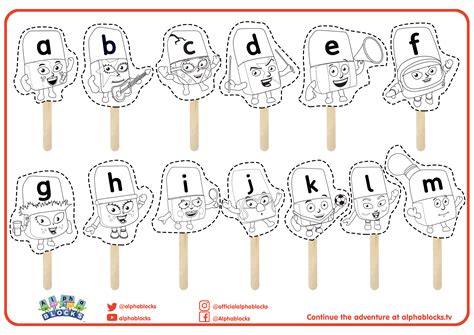 26 best ideas for coloring | Alphablocks Coloring