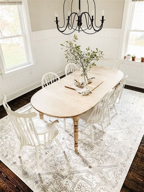 Vintage Inspired Dining Room Rug | Boutique Rugs | Farmhouse style dining room, Modern rugs ...