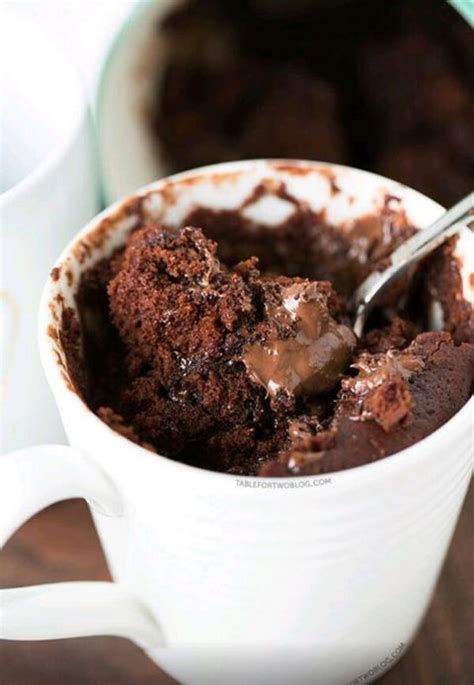 Chocolate Mug Cake | Receitas, Brownie de caneca, Canecas de chocolate