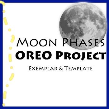 Moon Phases - Oreo Project by LOVE in Literacy | TPT