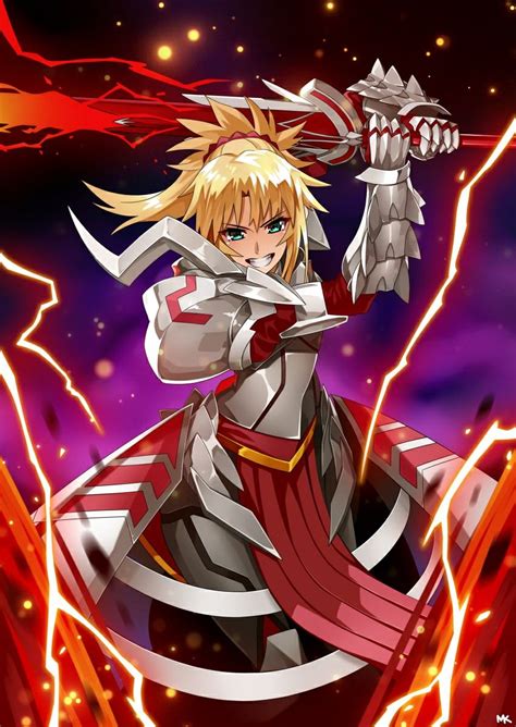 Mordred (Saber Class) FGO | Personagens de anime, Anime, Arte