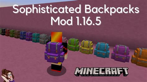 Sophisticated Backpacks 1.16.5 Mod Spotlight~ Minecraft Mod Spotlight ...