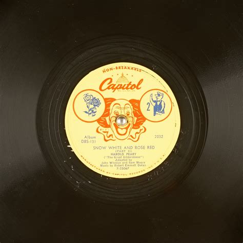 SNOW WHITE AND ROSE RED : HAROLD PEARY ("The Great Gildersleeve") : Free Download, Borrow, and ...