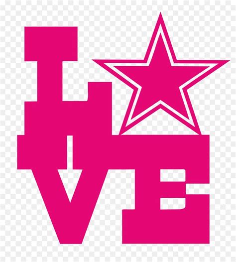 Pink Dallas Cowboys Logo - LogoDix