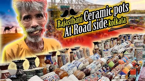 Rajasthani ceramic pots starting Rs 20 at Roadside kolkata price ...