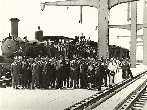 First train across the Sydney Harbour Bridge in 19 February 1932. •State Records of NSW ...