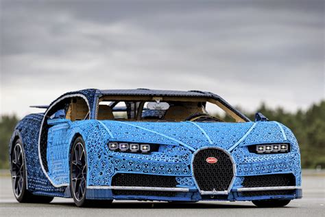 This life-size, drivable Lego Bugatti Chiron has 2,304 electric motors