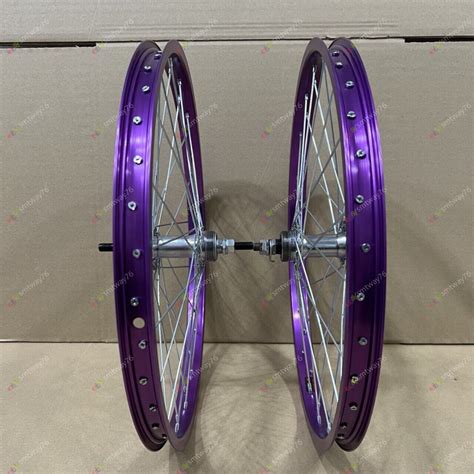 NEW 20'' HEAVY DUTY SPOKES STEEL BICYCLE RIM SET FOR BMX , GT, TRICYCLE,ETC | eBay