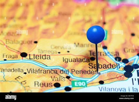 Map of vilafranca del penedes hi-res stock photography and images - Alamy