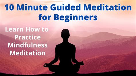 10-Minute Guided Meditation for Beginners - YouTube