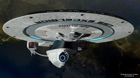 Excelsior from JJverse Star Trek – 3dDub